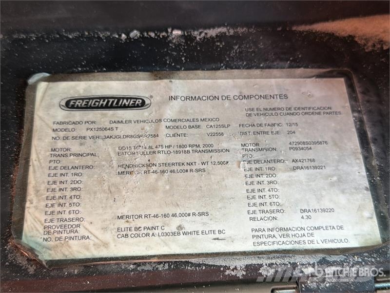Freightliner Cascadia 125 6x4 Tractocamion con Dormitorio / T/A Sattelzugmaschinen