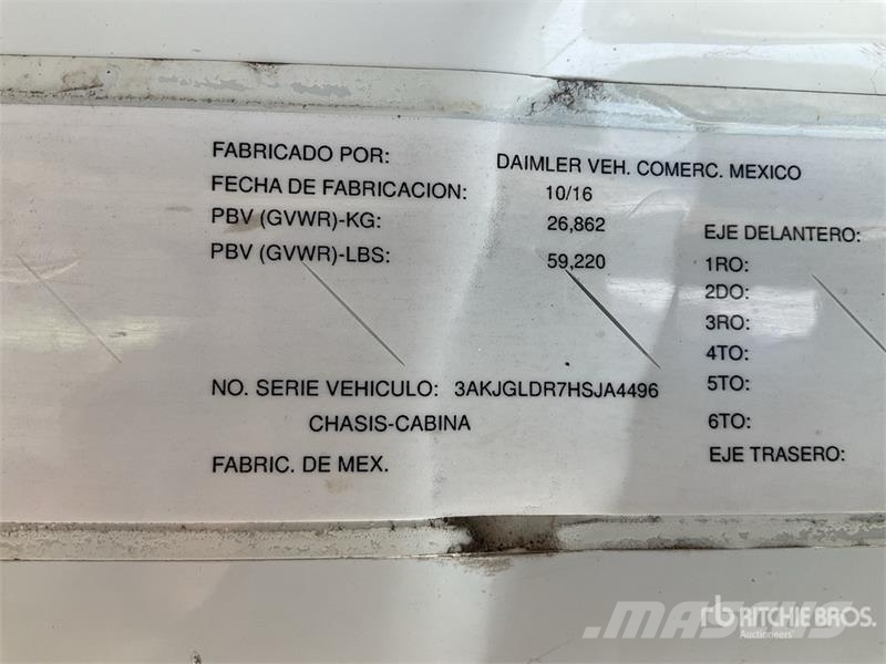 Freightliner Cascadia 125 6x4 Tractocamion con Dormitorio / T/A Tegljači