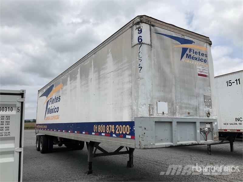 Fruehauf FBA91.5LP HT240W 40 ft T/A Caja Seca / Van Trailer 厢式拖车
