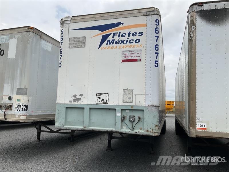 Fruehauf FBA91.5LP HT240W 40 ft x 102 in T/A Caja Seca / Va 厢式拖车