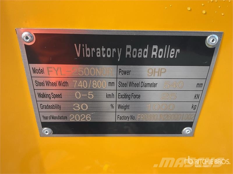  Furd FYL-2500NOR Rodillo Doble (Sin Usar) / Double مداحل ثنائية الاسطوانة