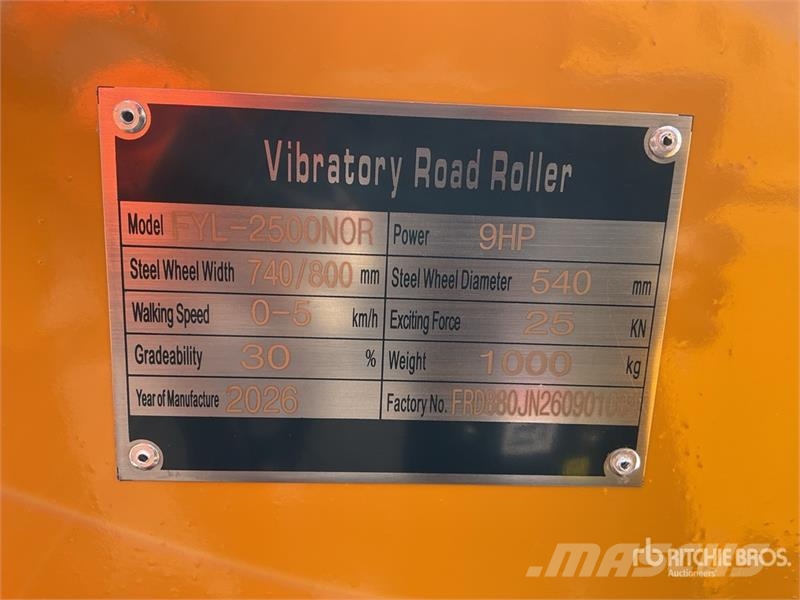  Furd FYL-2500NOR Rodillo Doble (Sin Usar) / Double Tandemrullid