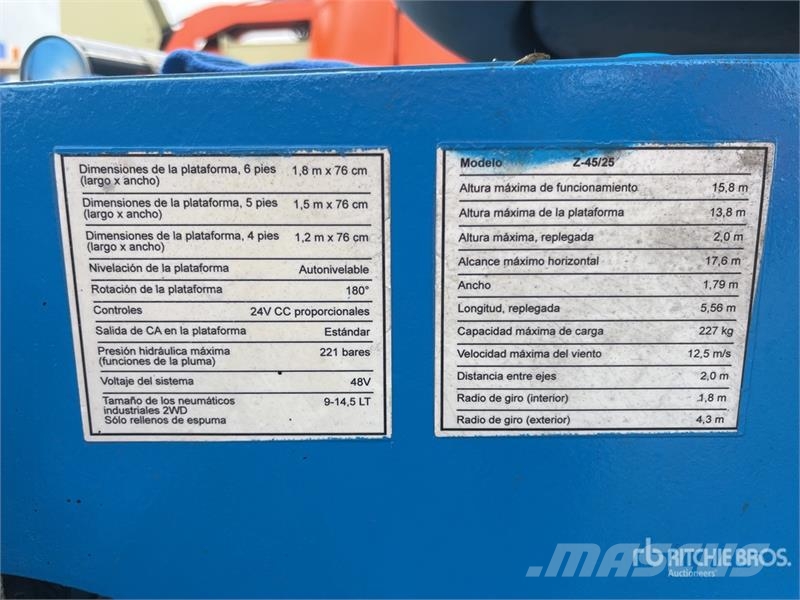 Genie Z45/25 4WD Diesel Elevador Articulado / Articulati Zglobne podizne platforme