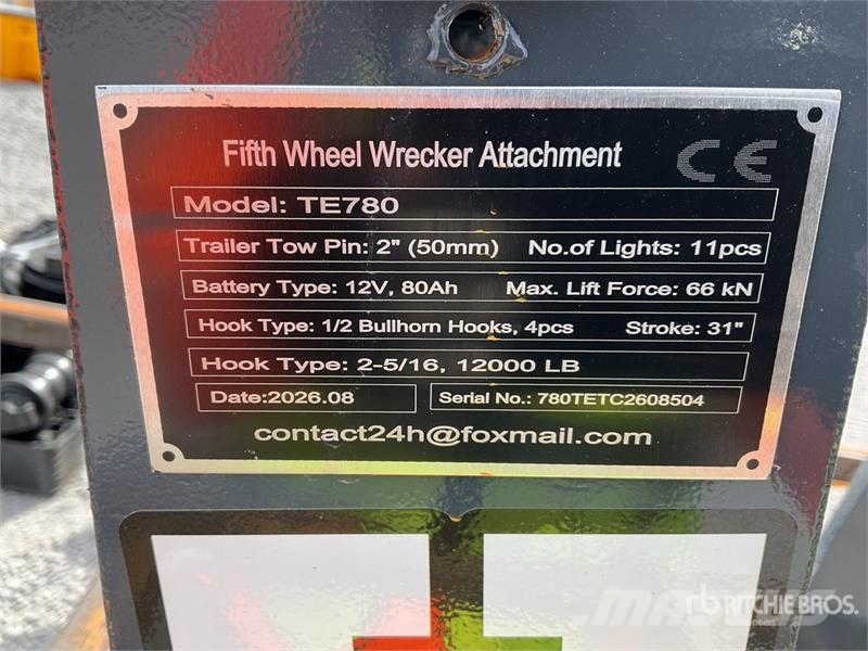  GIYI TE780 Fifth Wheel Wrecker Attachment (Unused) Transport – ostalo