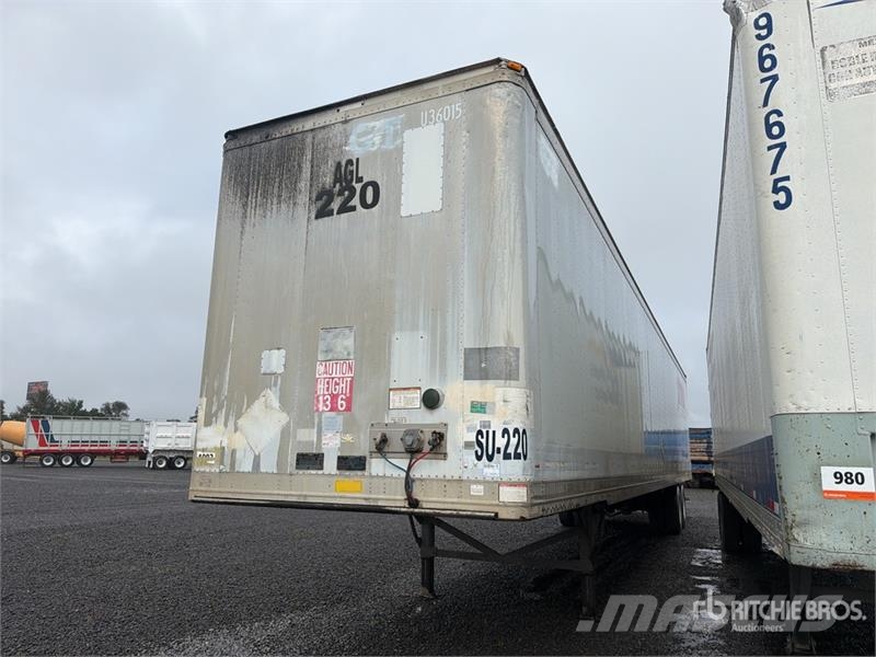 Great Dane 7411TPSA 53 53 ft x 102 in T/A Caja Seca / Van Tra Прицепы-фургоны