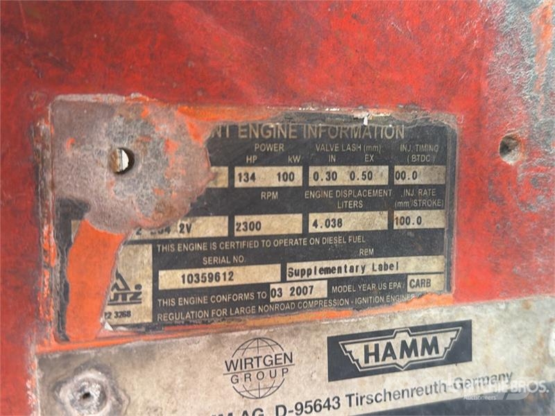 Hamm HD120V Rodillo Doble / Double Drum Roller Rouleaux tandem