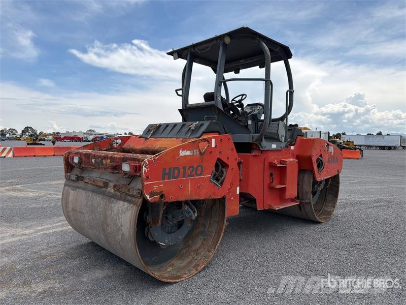 Hamm HD120V Rodillo Doble / Double Drum Roller Rouleaux tandem