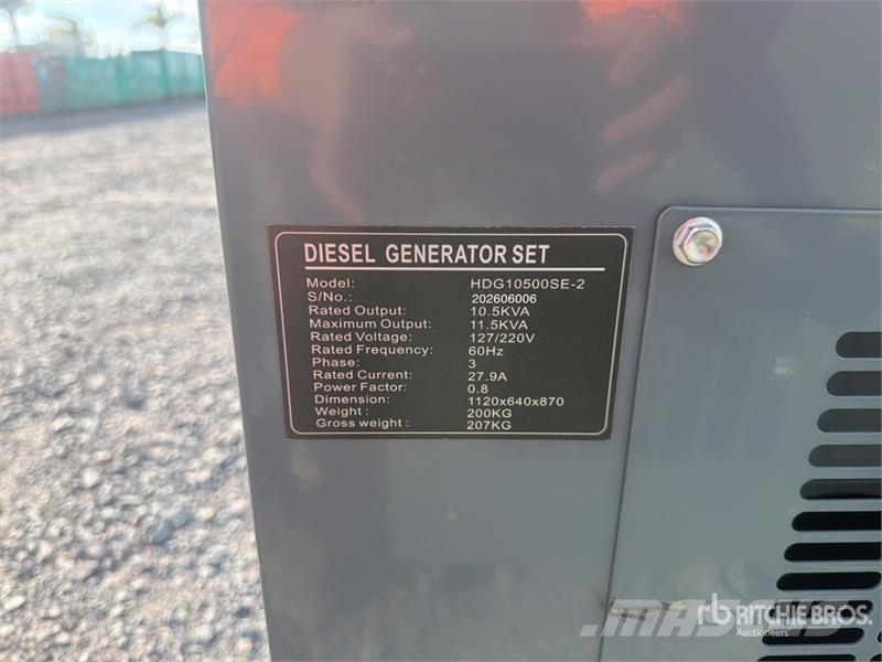 HDG10500SE-2 10.5 kVA Mobile Planta de Luz (Sin Us Diesel Generatoren