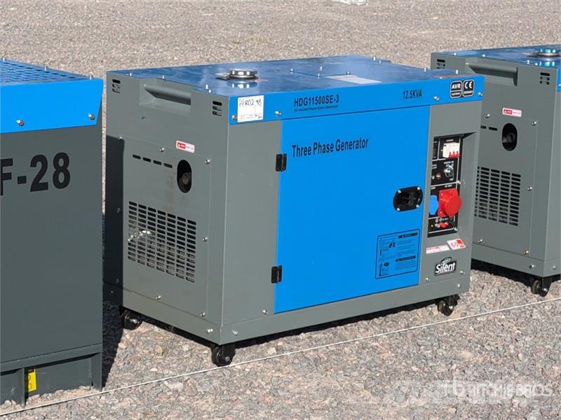 HDG11500SE-3 12.5 kVA Mobile Planta de Luz (Sin Us Diesel Generatoren