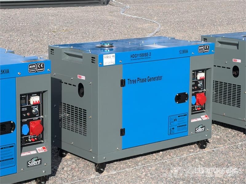 HDG11500SE-3 12.5 kVA Mobile Planta de Luz (Sin Us Diesel Generatoren