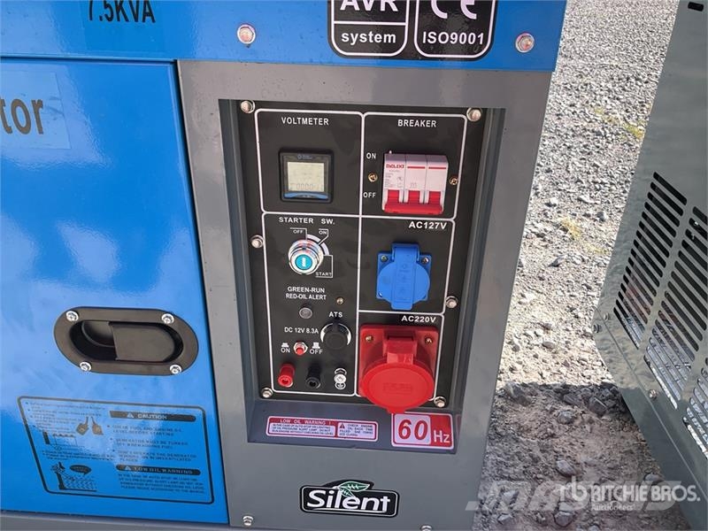  HDG8500SE-2 7.5 kVA Mobile Planta de Luz (Sin Usar Generadores diésel
