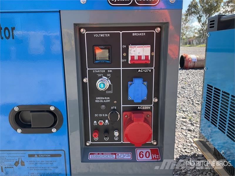  HDG8500SE-2 7.5 kVA Mobile Planta de Luz (Sin Usar Generadores diésel