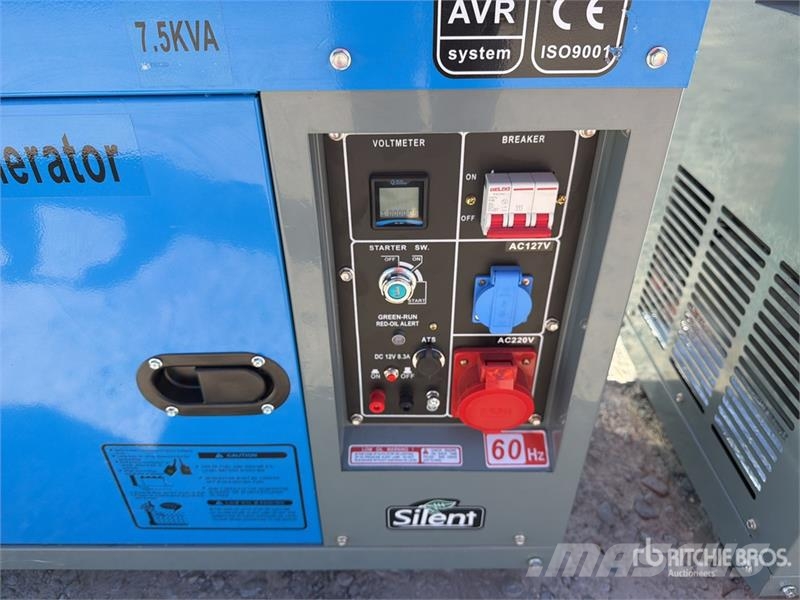 HDG8500SE-2 7.5 kVA Mobile Planta de Luz (Sin Usar Generadores diésel
