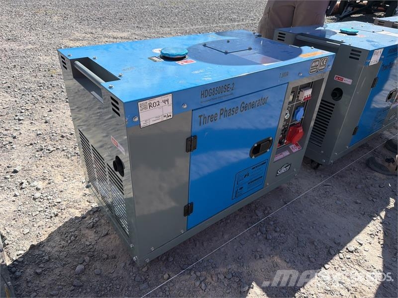 HDG8500SE-2 7.5 kVA Mobile Planta de Luz (Sin Usar Generadores diésel