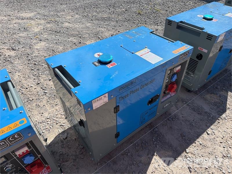 HDG8500SE-2 7.5 kVA Mobile Planta de Luz (Sin Usar Dízel áramfejlesztők