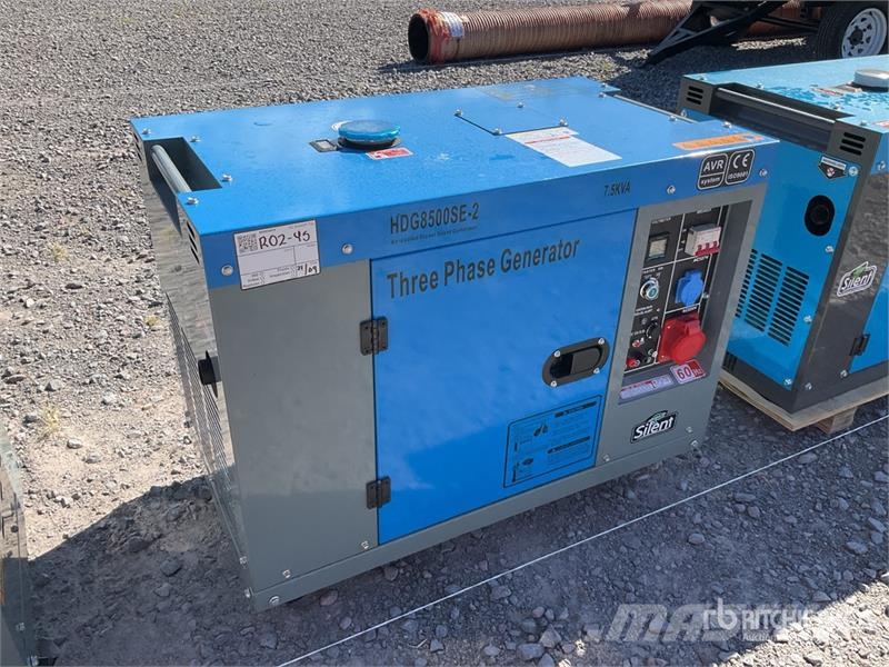 HDG8500SE-2 7.5 kVA Planta de Luz (Sin Usar) / Gen Diesel Generators