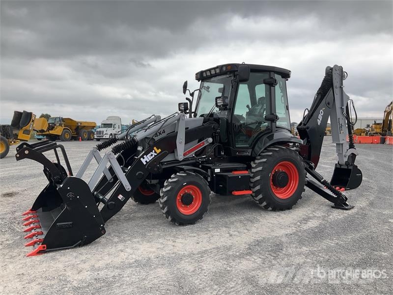 HEXL 420X Super Retro 4x4 Retroexcavadora (Sin Usa Tractopelle