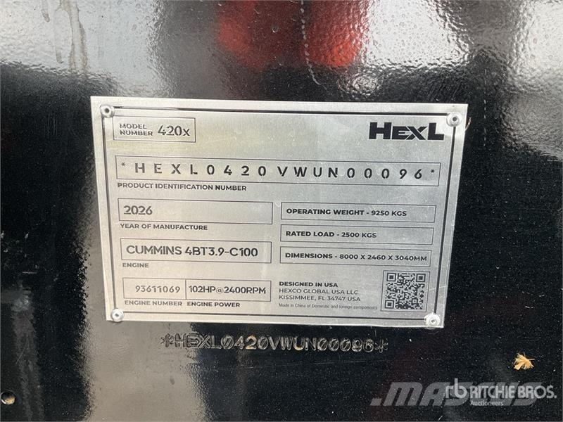 HEXL 420X Super Retro 4x4 Retroexcavadora (Sin Usa Tractopelle