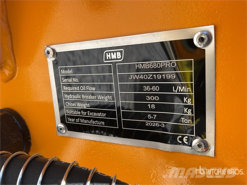 HMB 680PRO Martillo Hidraulico (Sin Usar) / Hydraulic Čekići
