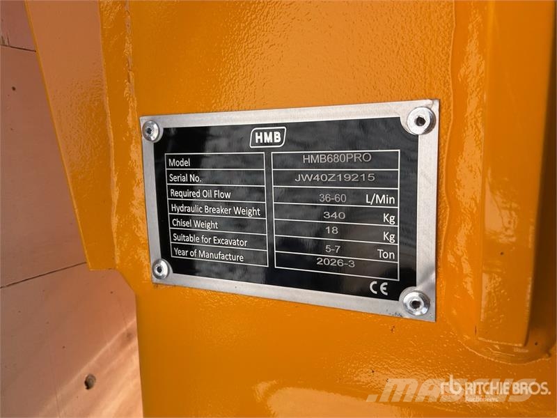 HMB 680PRO Martillo Hidraulico (Sin Usar) / Hydraulic Čekići