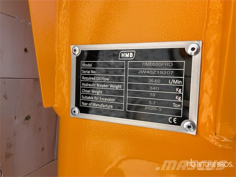HMB 680PRO Martillo Hidraulico (Sin Usar) / Hydraulic Čekići