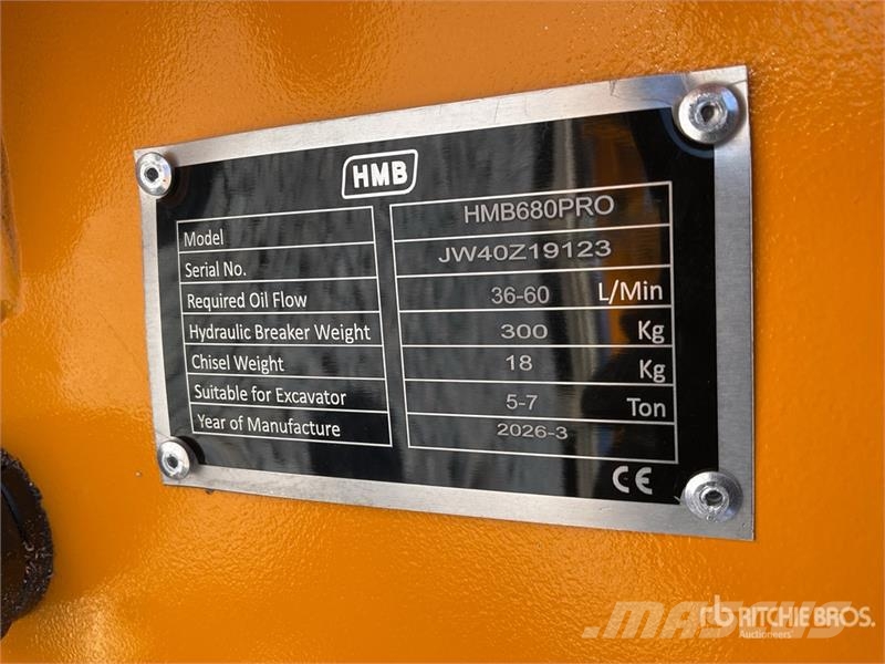 HMB 680PRO Martillo Hidraulico (Sin Usar) / Hydraulic Čekići