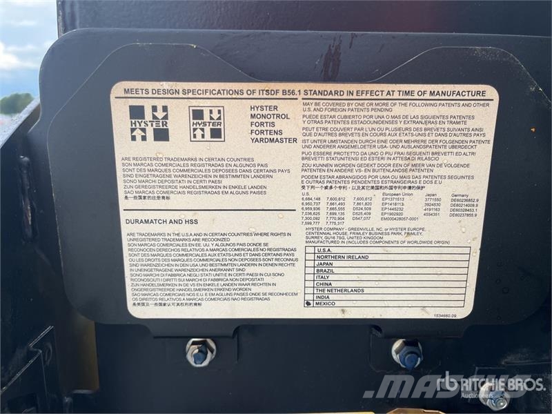 Hyster W452ZHD 4500 lb Electric Montacargas de Patin / Pa Transpalette manuel