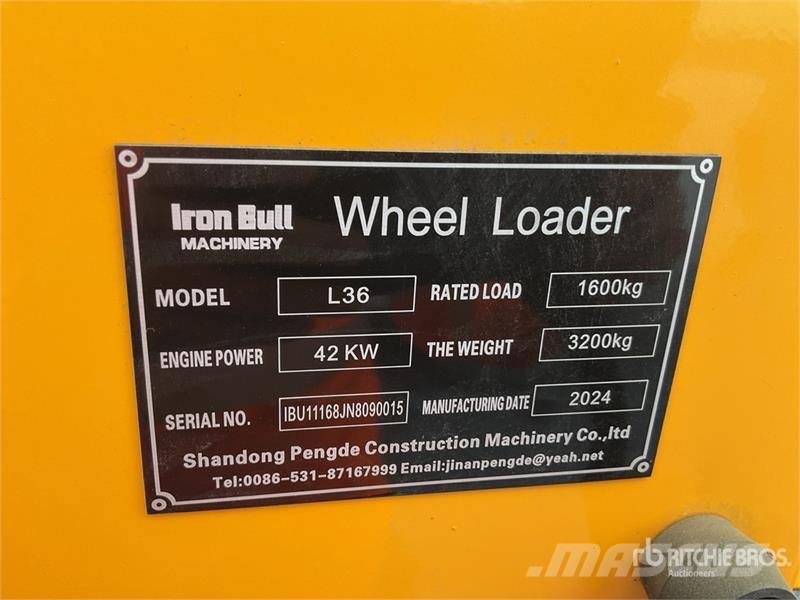  Iron Bull L36 Cargador sobre Neumaticos / Wheel Lo Iekrāvēji uz riteņiem