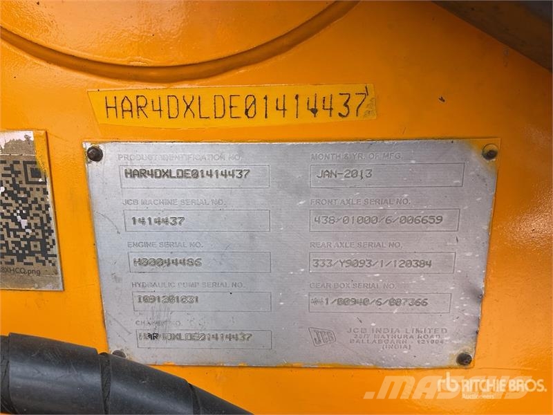 JCB 4DX 4x4 Retroexcavadora / Backhoe Loader Retrocargadoras
