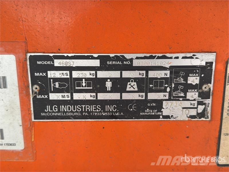 JLG 460SJ Diesel Telescopic Boom Lift Teleszkópos emelők