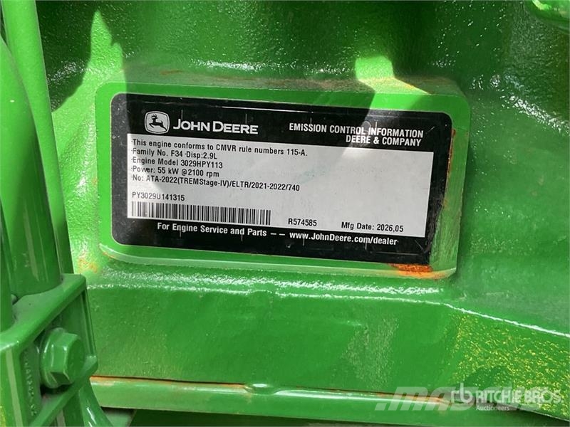 John Deere 5075E Tractor Agricola (Sin Usar) / 4WD Tractor (U الجرارات