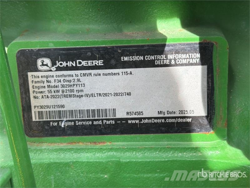 John Deere 5075E Tractor Agricola (Sin Usar) / 4WD Tractor (U الجرارات