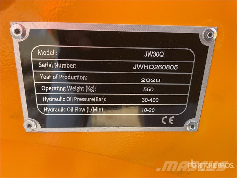  JW 30Q Acoplador Rapido Hidraulico (Sin Usar) / Ex Conectores rápidos