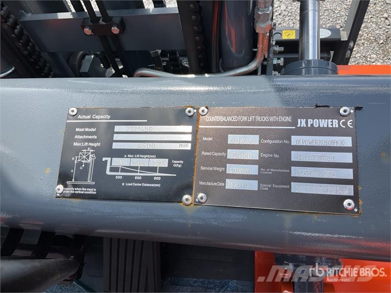  JX POWER CPCD35-3S 7700 lb Pneumatic Tire Diesel F Інше