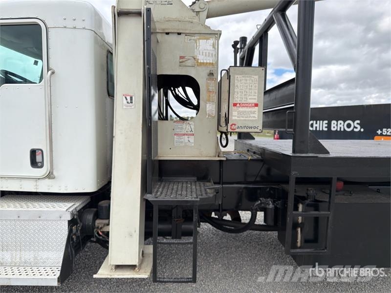 Kenworth T370 Vlakke laadvloer met kraan