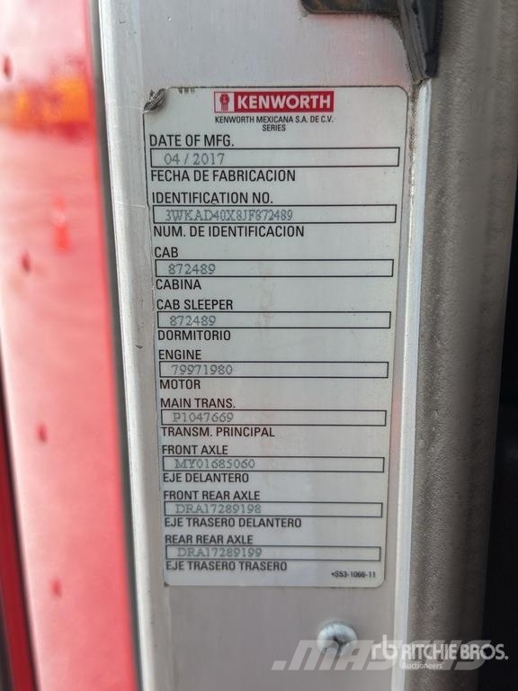 Kenworth T660 Traktorske jedinice