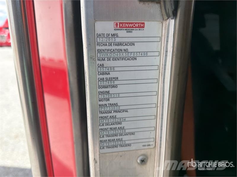 Kenworth T800B Naudoti vilkikai