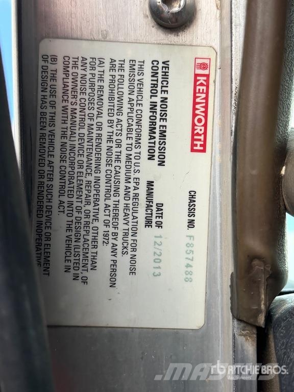 Kenworth T800B Ciągniki siodłowe