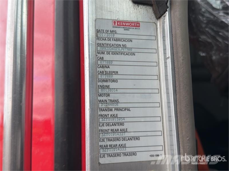 Kenworth T800B Ciągniki siodłowe