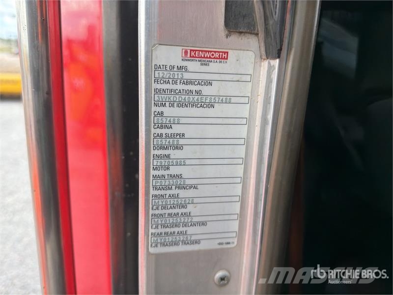 Kenworth T800B Ciągniki siodłowe