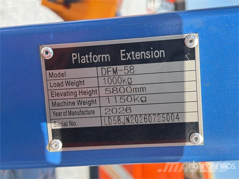 Liondi DFM-58 Electric Plataforma de Elevacion par Inne akcesoria
