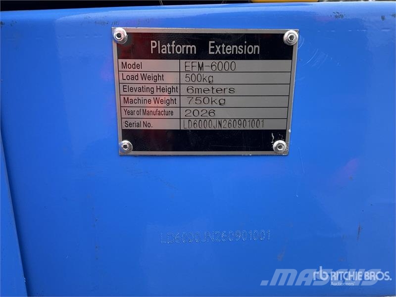  Liondi EFM-6000 Electric Elevador de Tijera (Sin U Škarjaste dvižne ploščadi