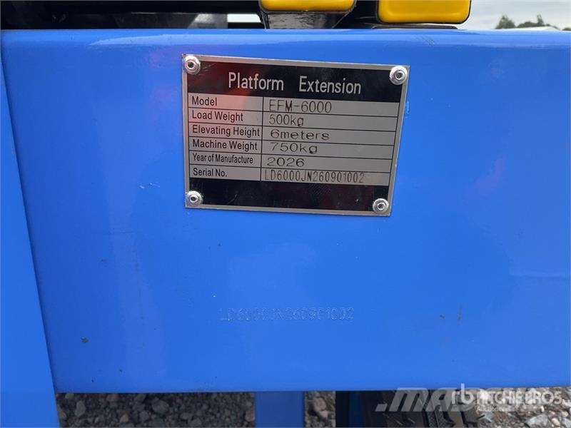  Liondi EFM-6000 Electric Elevador de Tijera (Sin U Teleskopske podizne platforme