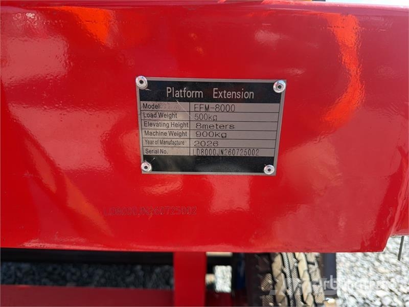 Liondi EFM-8000 Electric Elevador de Tijera (Sin U Scheren-Arbeitsbühnen