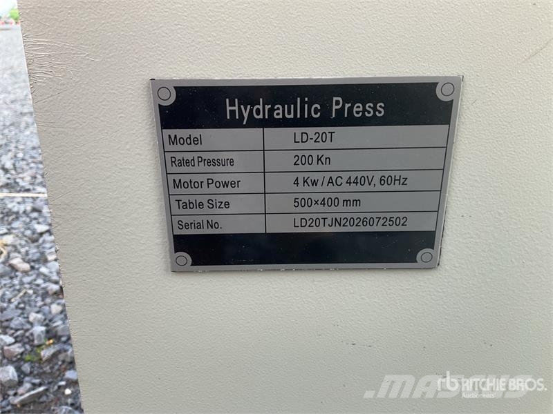  Liondi LD-20T Prensa Hidraulica (Sin Usar) / Hydra Inne akcesoria
