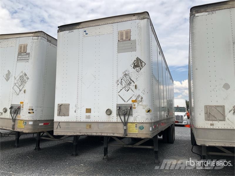  Lozano 35 ft x 102 in T/A Caja Seca / Van Trailer Remorque Fourgon