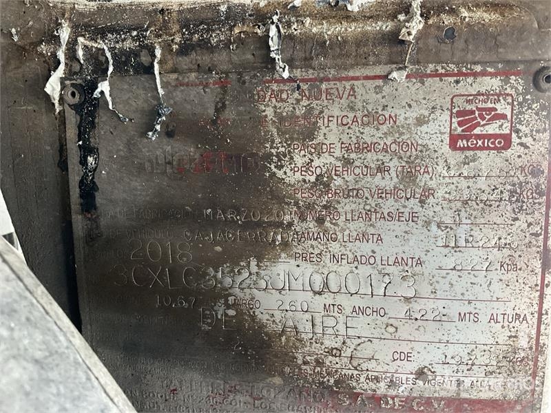  Lozano 35 ft x 102 in T/A Caja Seca / Van Trailer مقطورات ذات هيكل صندوقي