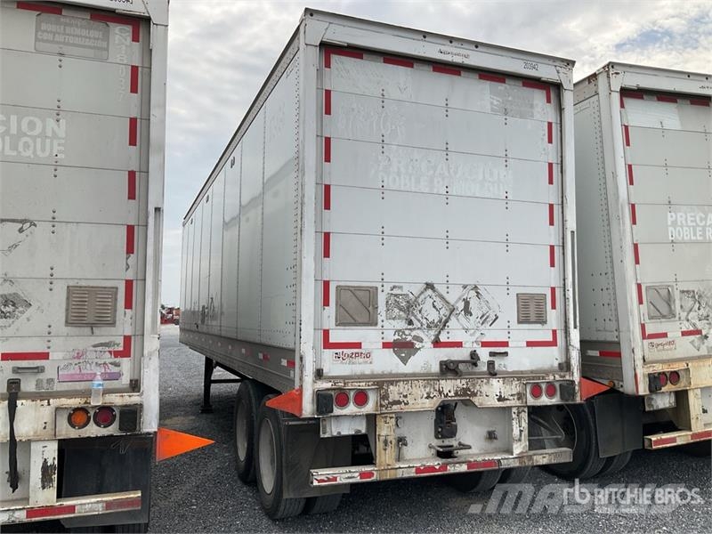  Lozano 35 ft x 102 in T/A Caja Seca / Van Trailer Remorque Fourgon