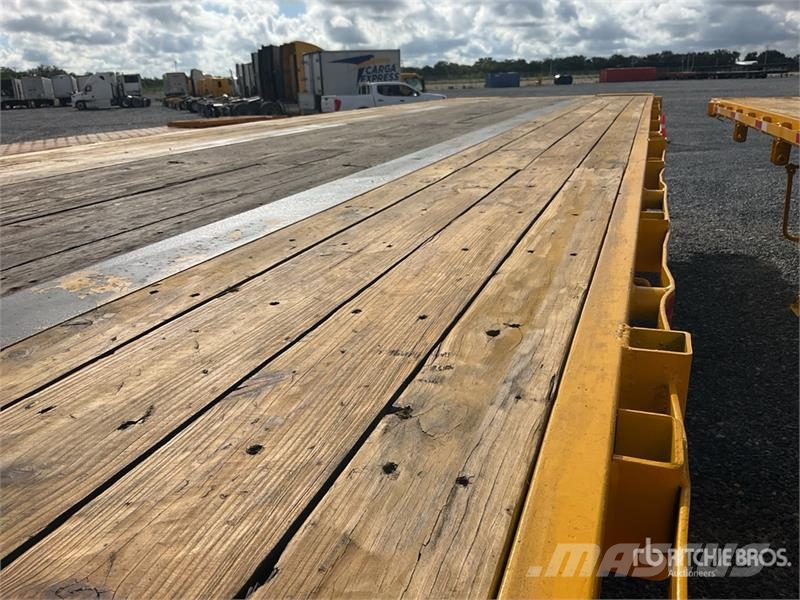 M&M Marroking 45.5 ton 53 ft Tri/A Plataforma / Flatbe Planhengere