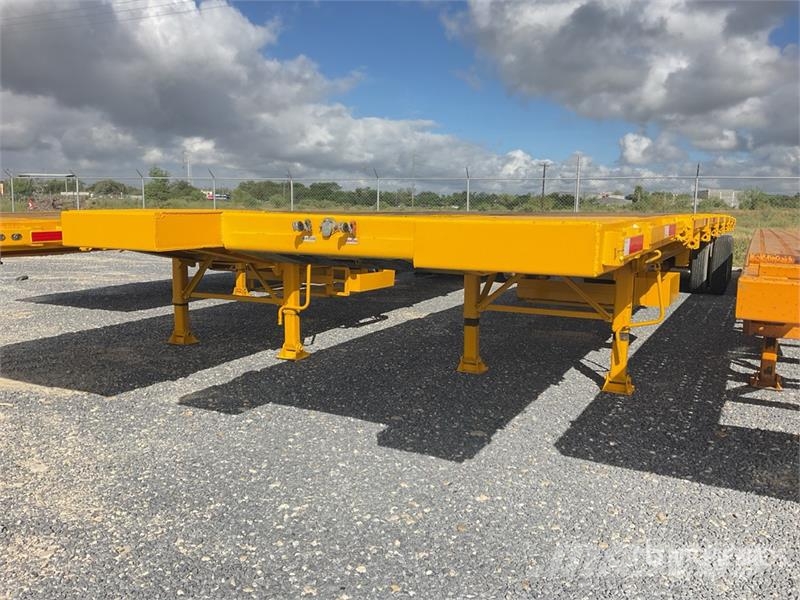 M&M Marroking 45.5 ton 53 ft Tri/A Plataforma / Flatbe Planhengere
